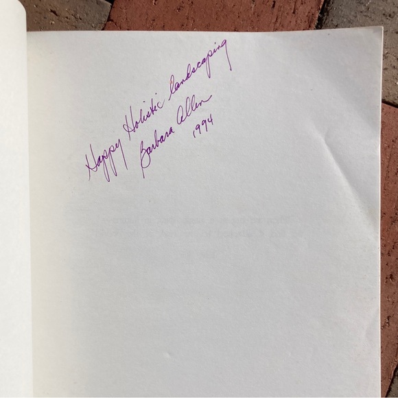 Signed Vintage The Holistic Garden Eco-Friendly Gardening Zen Serenity Garden - Picture 5 of 17